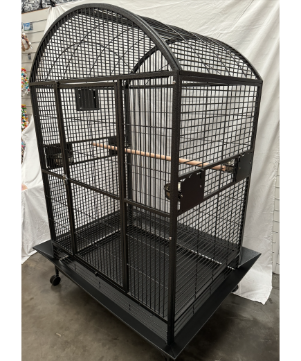 Parrot-Supplies Manhattan Grande Dome Top Macaw Parrot Cage Antique